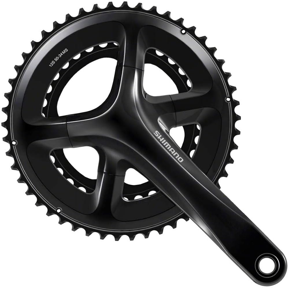 SHIMANO 105 クランクセット 50/34T ブラック Amazon | シマノ 105 Fc-Rs520 12速クランクセット ブラック